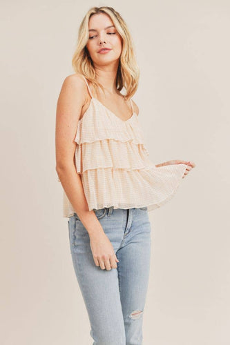 Puppy Love Pleated Tier Top