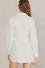 Load image into Gallery viewer, Poplin Shirt Dress