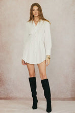 Load image into Gallery viewer, Poplin Shirt Dress