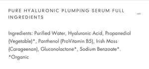 Pure Hyaluronic Plumping Serum