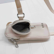 Load image into Gallery viewer, Nessa Nylon Crossbody Phone Bag Von // CREAM