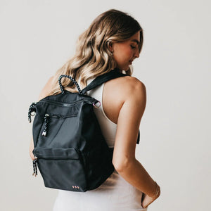 Ryanne Roped Backpack // BLACK