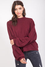 Load image into Gallery viewer, FINAL SALE - Statement Balloon Sleeve Sweater