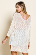 Load image into Gallery viewer, Slouchy Cream Knit Cardi