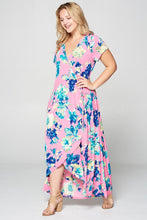 Load image into Gallery viewer, FINAL SALE -Bubble Gum + Flowers Beauties Dress