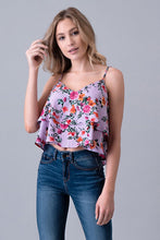 Load image into Gallery viewer, FINAL SALE -Tiered Floral Cami Top