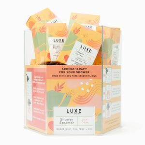 Luxe Grapefruit, Tea Tree + Fir Shower Steamer