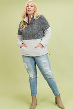 Load image into Gallery viewer, FINAL SALE - Two Toned Sherpa Pullover // Beauties