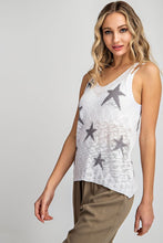 Load image into Gallery viewer, Sheer Knit Star Tank