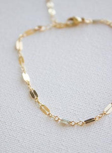 Delicate Gold Filled Dapper Chain Bracelet