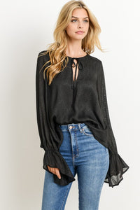 neck tie blouse