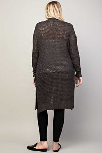 FINAL SALE - Semi Sheer Knit Cardigan // Beauties