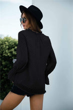 Load image into Gallery viewer, Chic Dot Long Sleeve Blouse