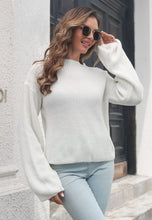 Load image into Gallery viewer, High Neck Oversized Knit Sweater
