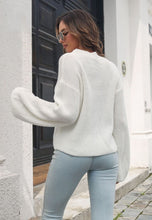 Load image into Gallery viewer, High Neck Oversized Knit Sweater