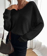 Load image into Gallery viewer, Lace Trim Classic Sweater