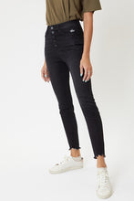 Load image into Gallery viewer, FINAL SALE - JENNA. Black Button Jeans