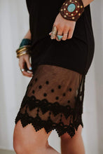 Load image into Gallery viewer, Layering Love Lace Slip - Black