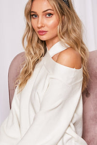 JENNA. NYC Sweater - Soft White