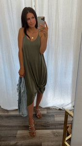 Buttery Olive Dress