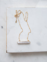 Load image into Gallery viewer, Gypsum Bar Necklace