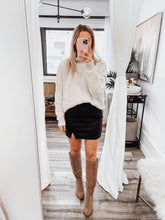 Load image into Gallery viewer, Vegan Leather Mini Skirt