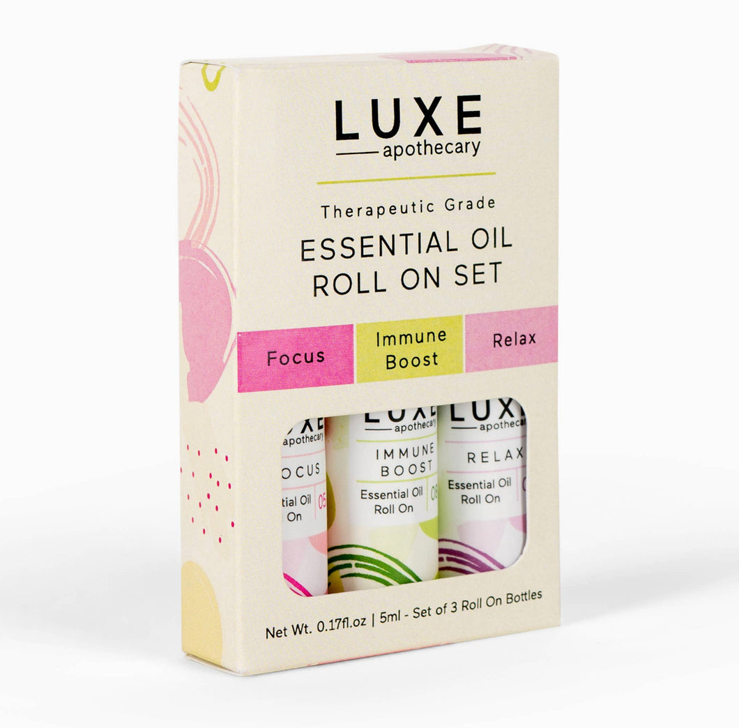 Luxe Mini Essential Oil Roll on Set - Immune