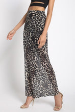 Load image into Gallery viewer, Leopard Maxi Skirt