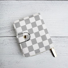 Load image into Gallery viewer, The Checkered Wallet - Brown