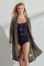 Load image into Gallery viewer, Softee Duster Cardi - Green