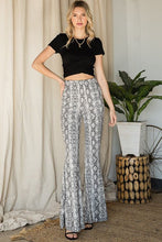 Load image into Gallery viewer, Snake Print Flared YOGIS // Beauties Pant