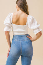 Load image into Gallery viewer, Sweetheart Kay Woven Top